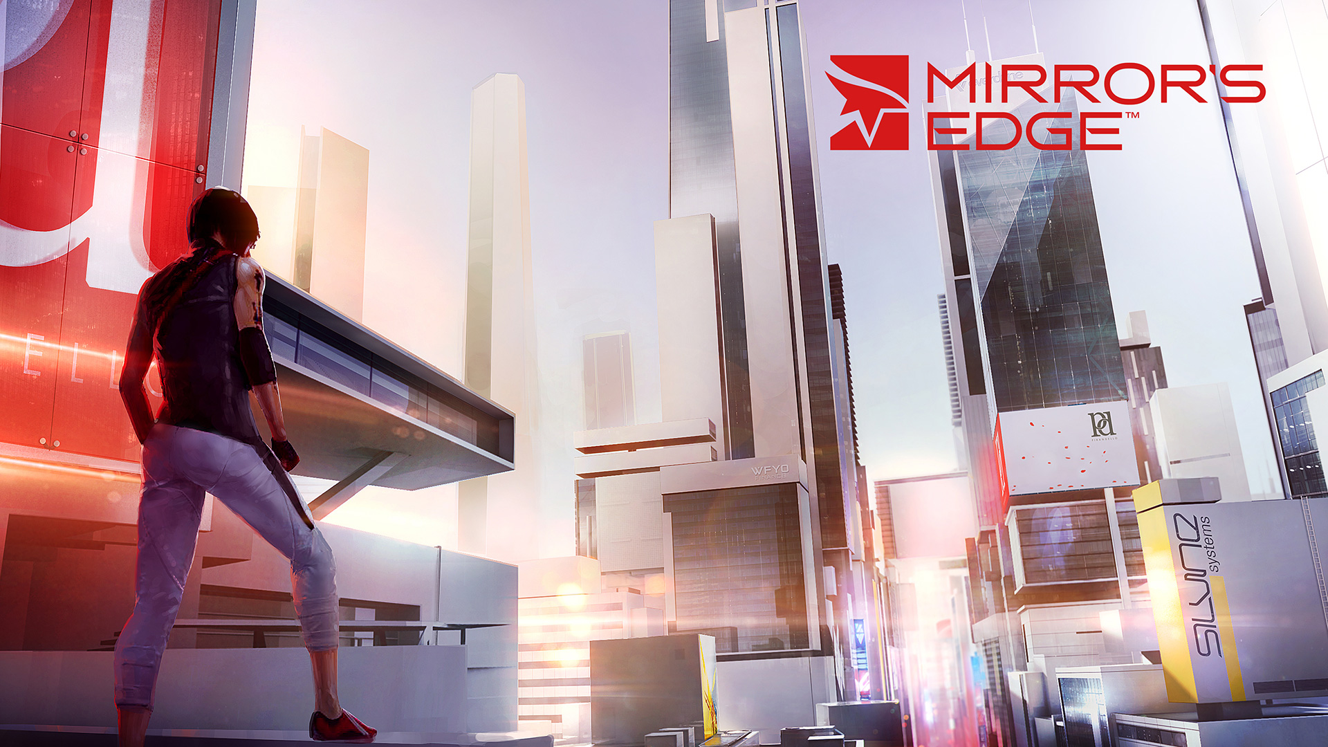 Как сделать mirrors edge в окне